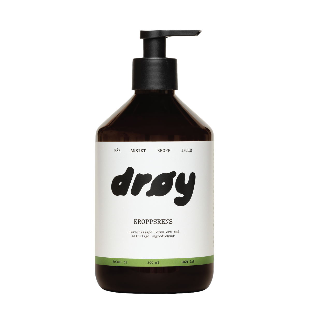 Produktbilde av Drøy Kroppsrens for hår, ansikt, kropp og intim.